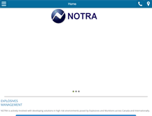 Tablet Screenshot of notra.ca
